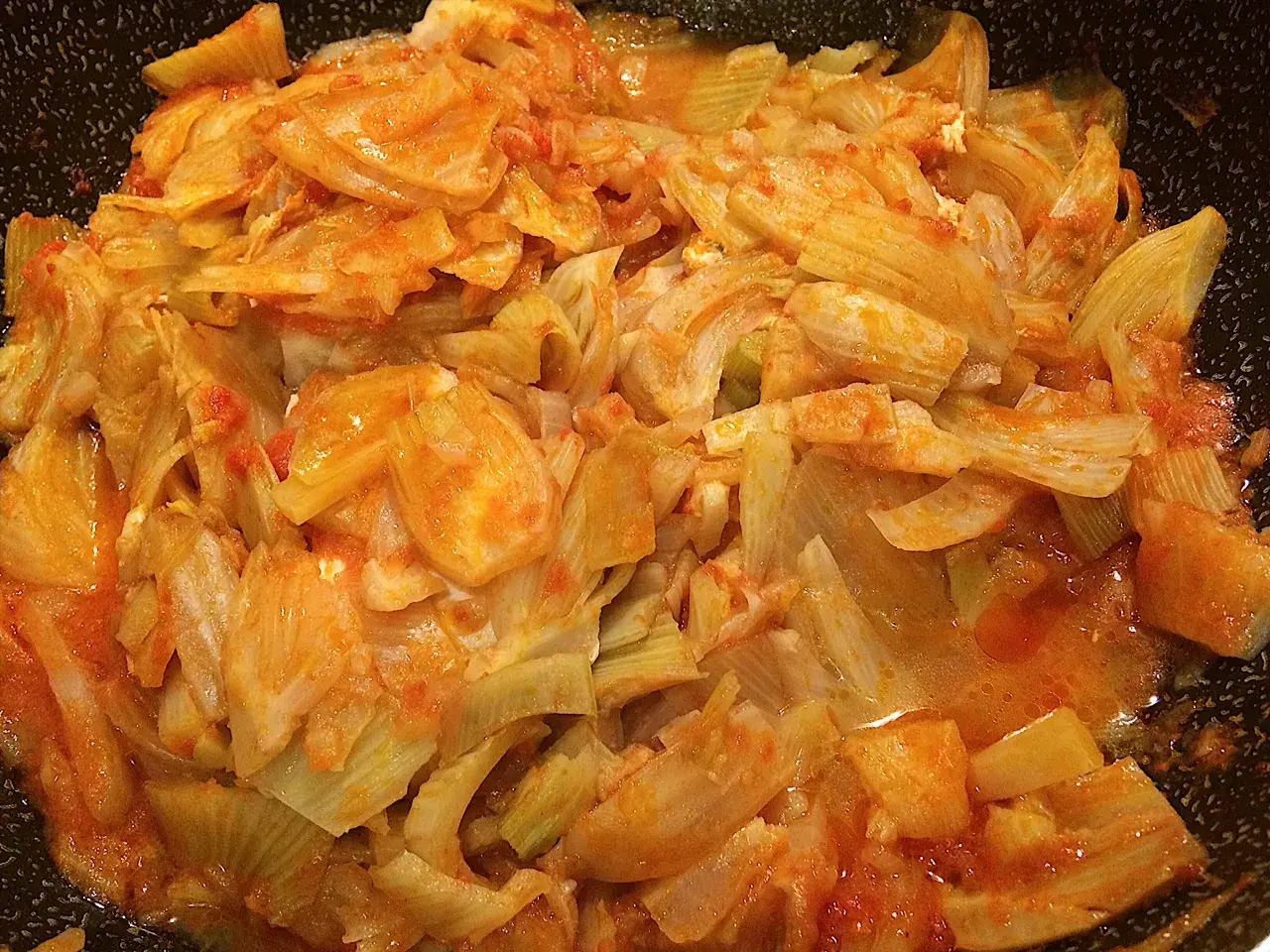 Finoçchi in padella con pangrattato, un contorno saporito e facile da preparare.